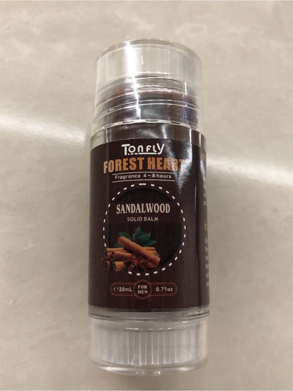 Forest Heart Sandalwood Solid Balm - Brown
